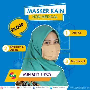Masker Kain Non-Medical Anti Air – Retail